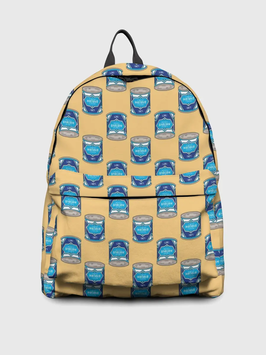 Рюкзак джинсовый / Сгущенка паттерн