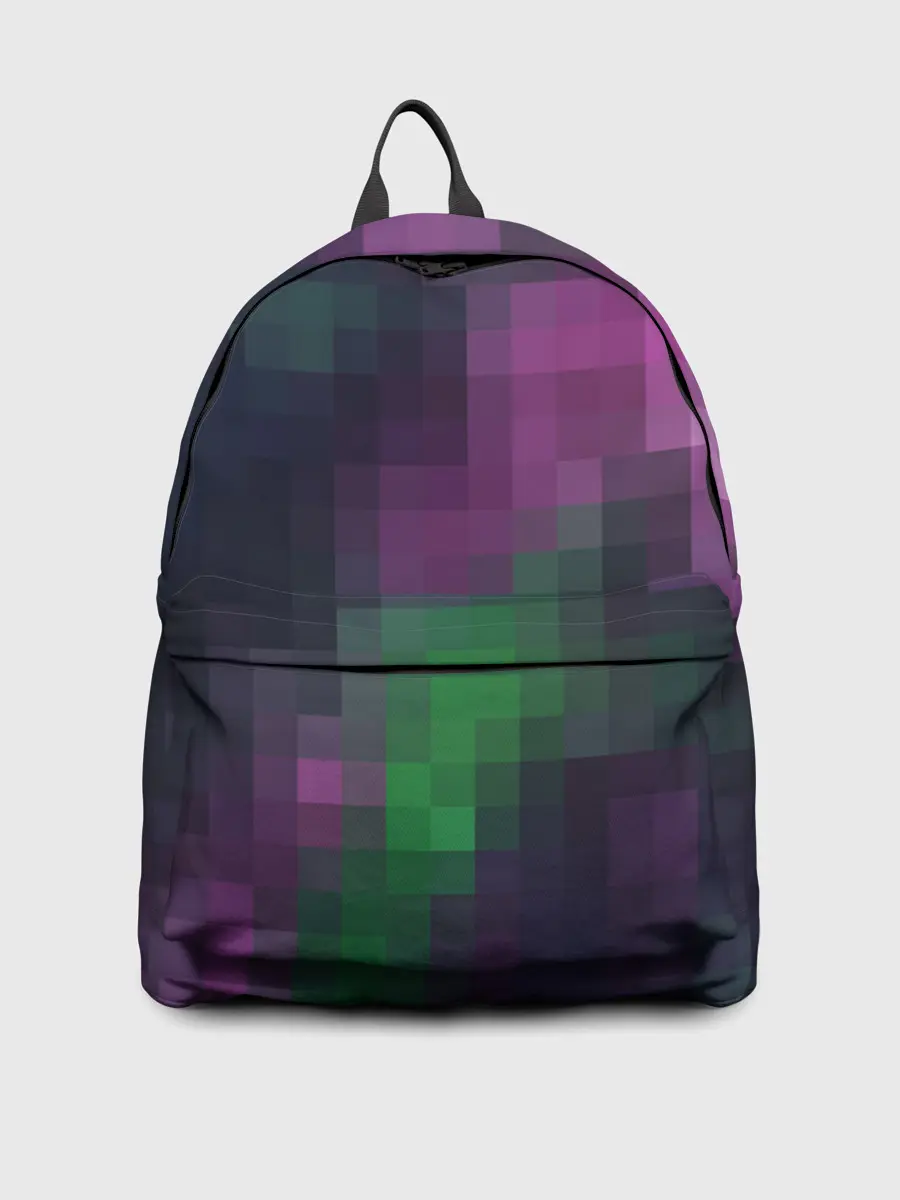 Рюкзак джинсовый / Разноцветный геометрический уз