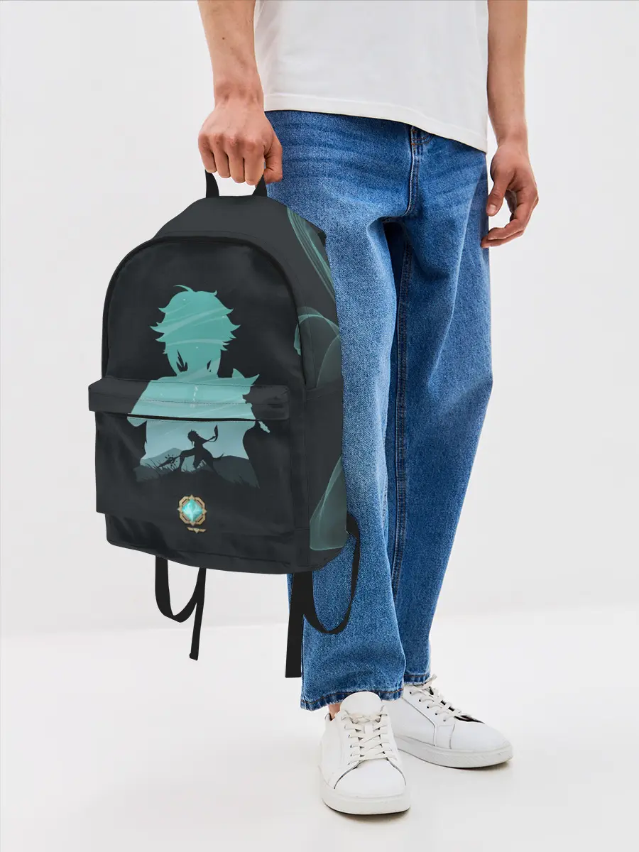 Рюкзак джинсовый / XIAO | СЯО | ГЕНШИН