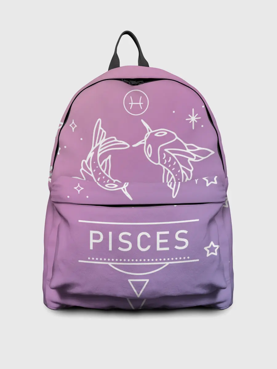 Рюкзак джинсовый / Знак Рыбы