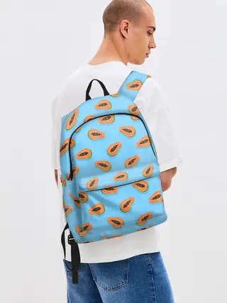 Рюкзак джинсовый / Папайа паттерн