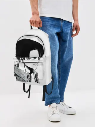 Рюкзак джинсовый / Леви просто смотрит на тебя
