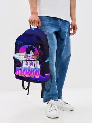 Рюкзак джинсовый / КУРОО ТЕЦУРО / TETSURO / NEON