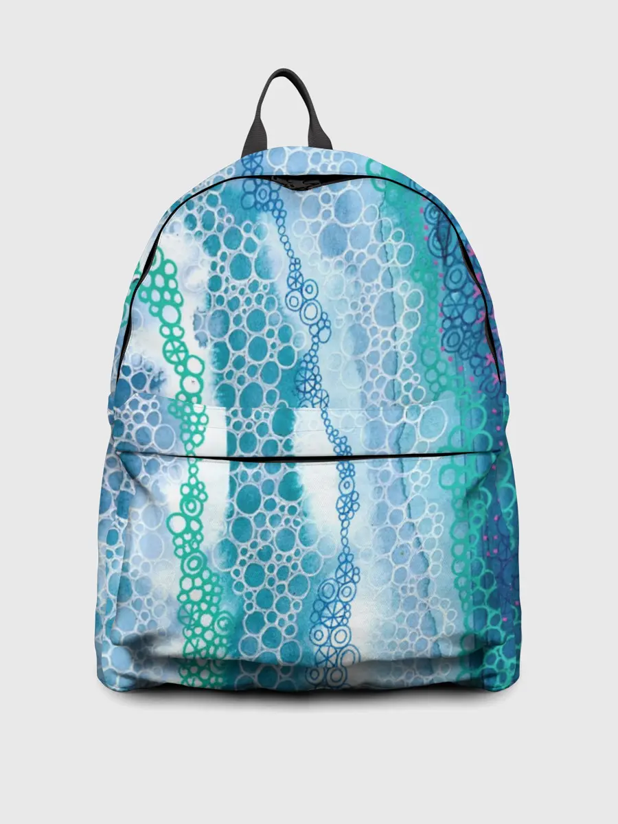 Рюкзак джинсовый / Водопад красочной пены