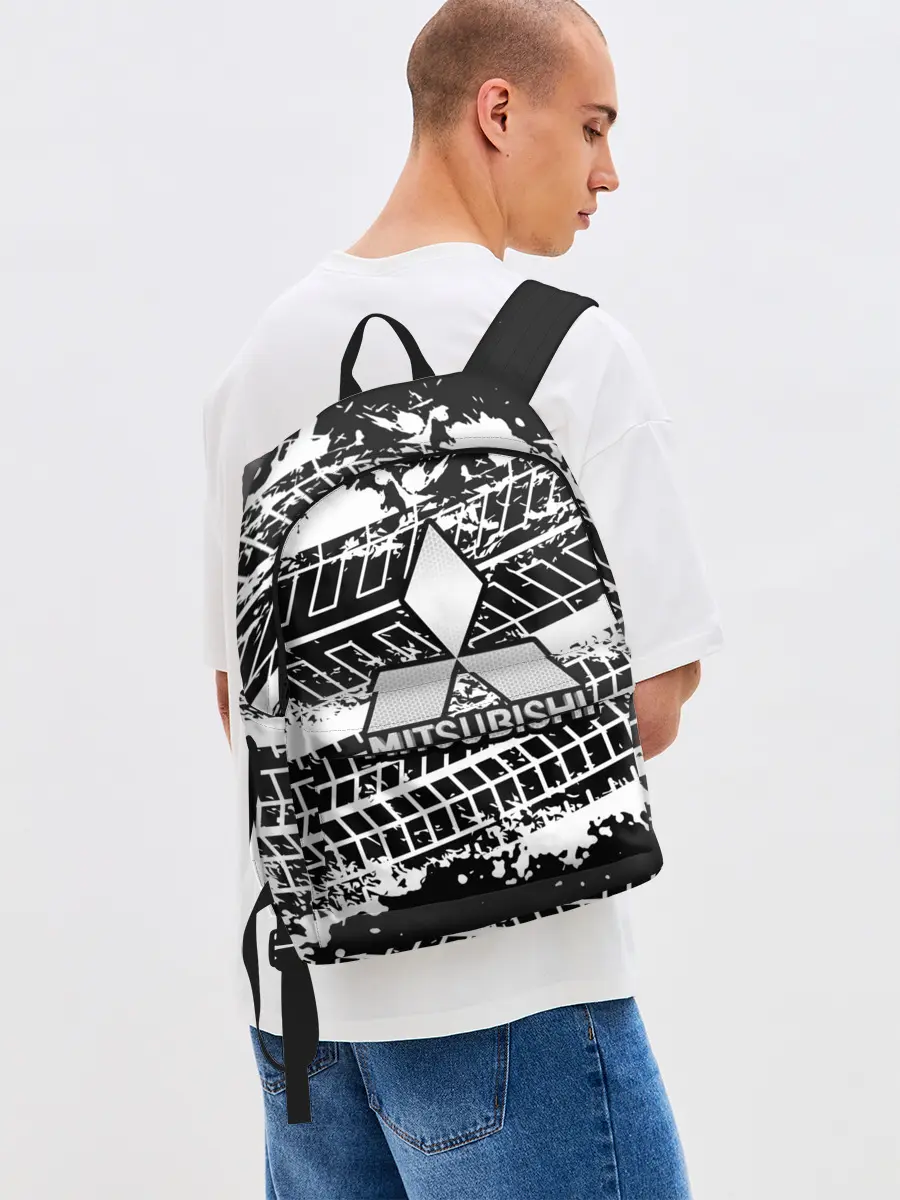 Рюкзак джинсовый / MITSUBISHI СЛЕДЫ ШИН