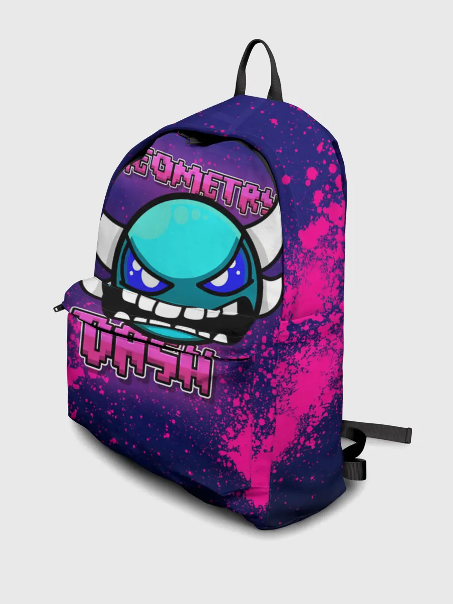 Рюкзак джинсовый / Geometry Dash