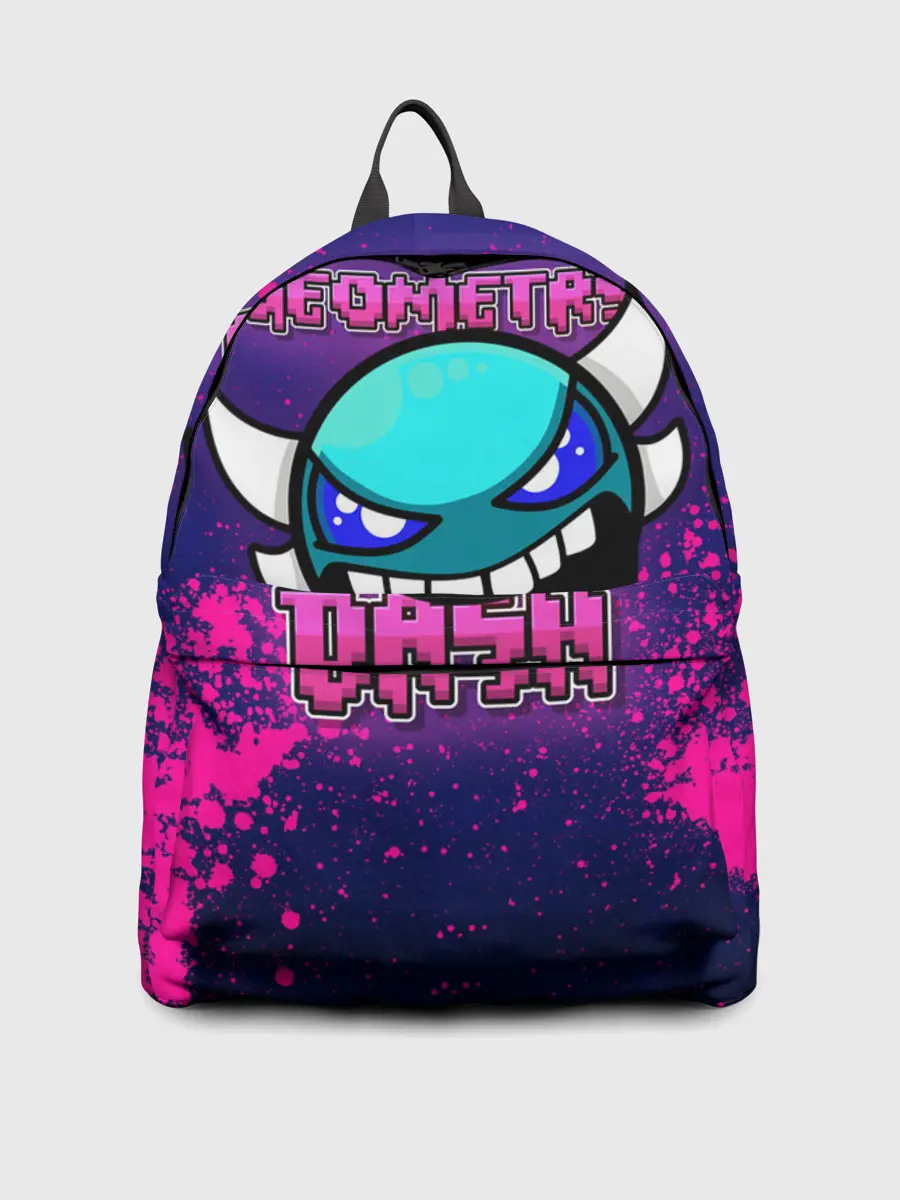 Рюкзак джинсовый / Geometry Dash