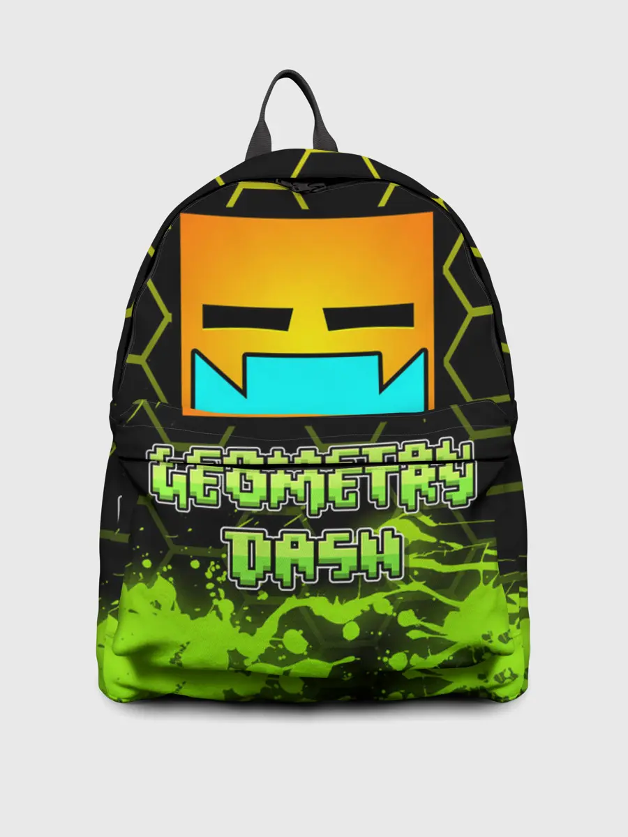Рюкзак джинсовый / Geometry Dash