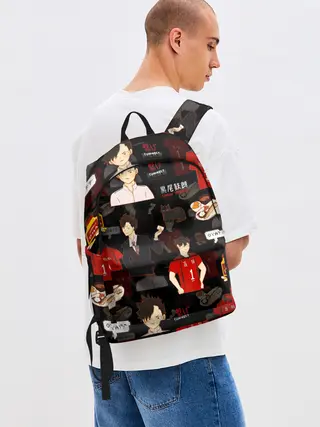 Рюкзак джинсовый / КУРОО ТЕЦУРО / TETSURO