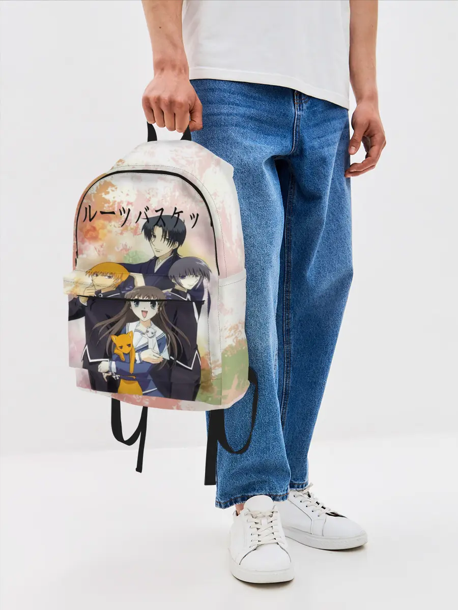 Рюкзак джинсовый / Корзинка фруктов персонажи