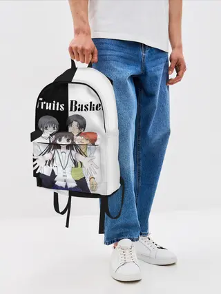 Рюкзак джинсовый / Корзинка фруктов персонажи