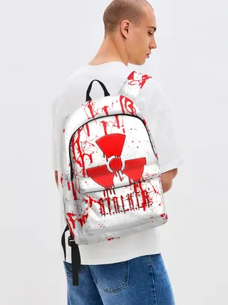 Рюкзак джинсовый / S.T.A.L.K.E.R. БРЫЗГИ КРОВИ