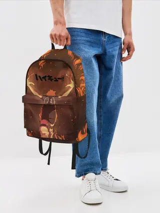 Рюкзак джинсовый / Haikyu | Волейбол