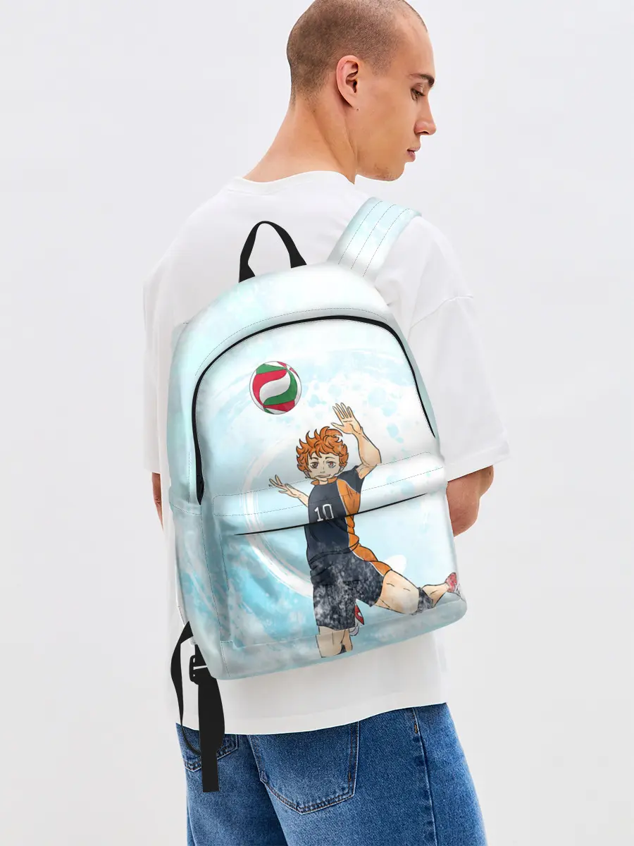 Рюкзак джинсовый / Шоё Хината | Хайкю