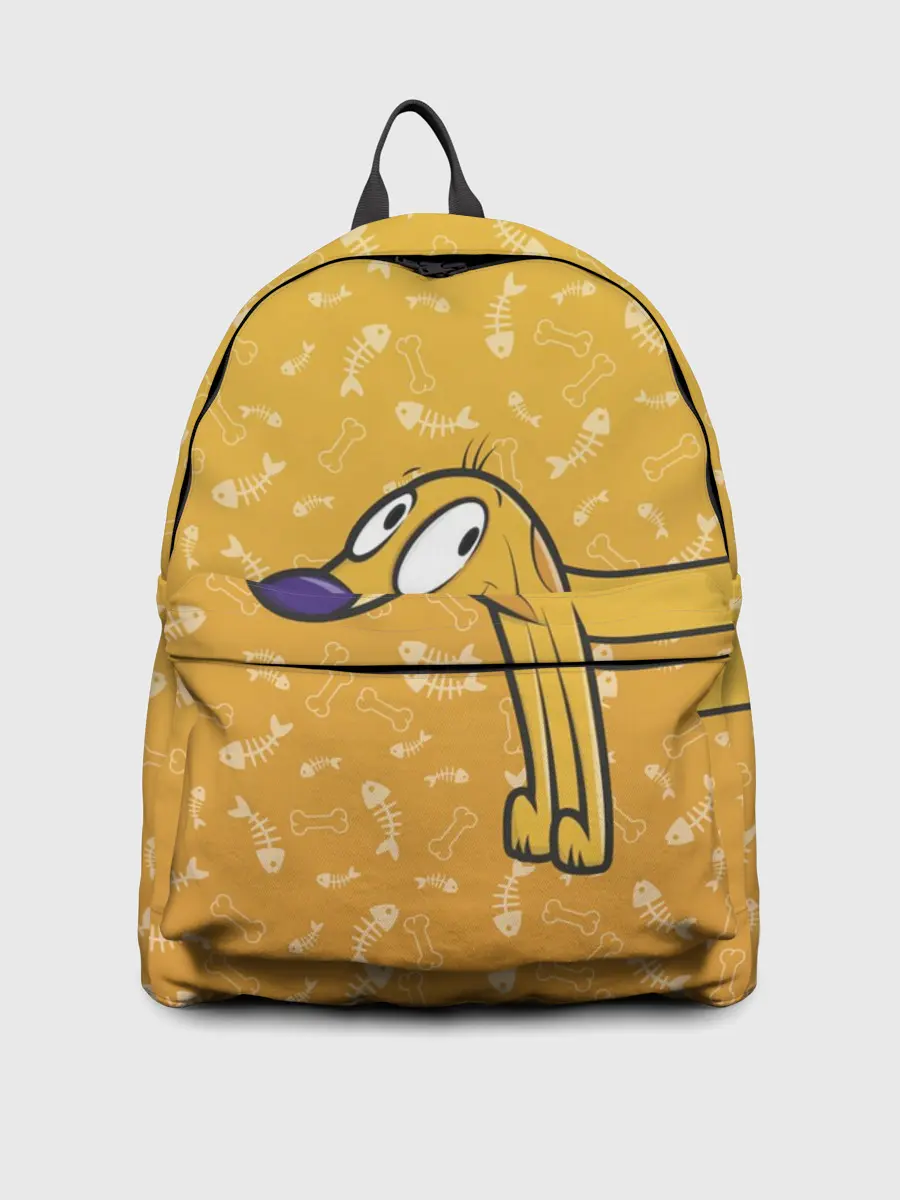 Рюкзак джинсовый / КОТОПЕС | Пес спереди