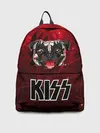 Рюкзак джинсовый / Собака в стиле KISS