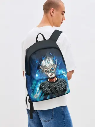 Рюкзак джинсовый / Boris Brejcha Blue