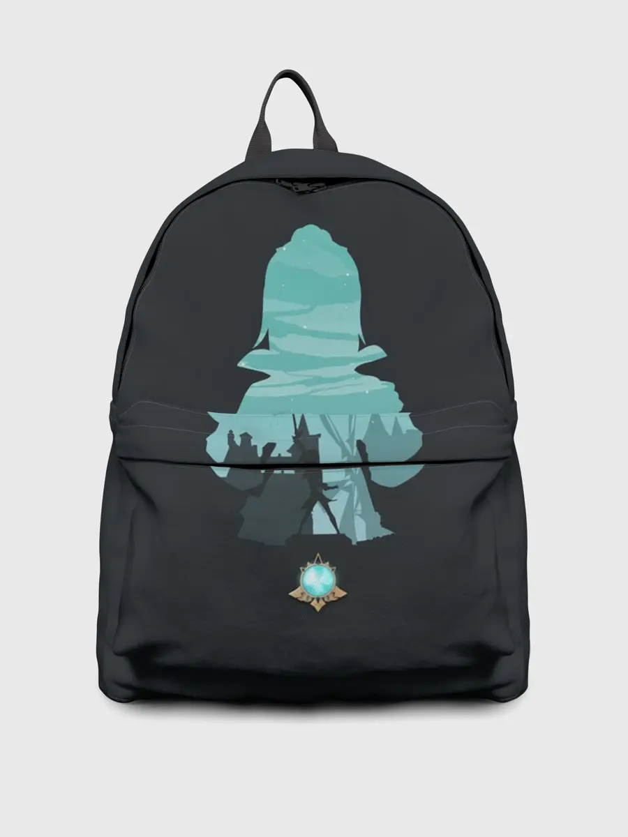 Рюкзак джинсовый / КЭ ЦИНЬ | KEQINQ | ГЕНШИН