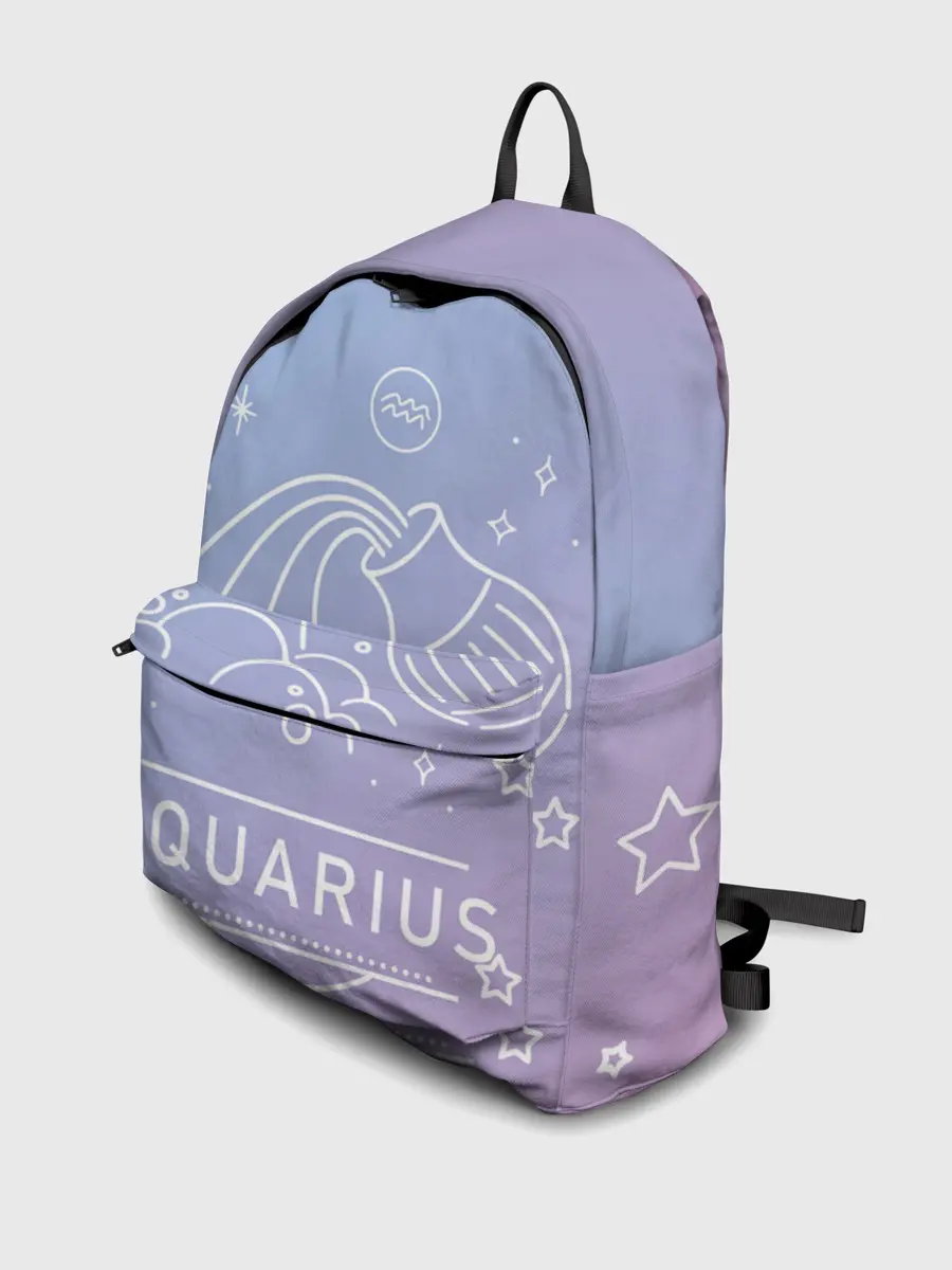 Рюкзак джинсовый / Знак Водолей