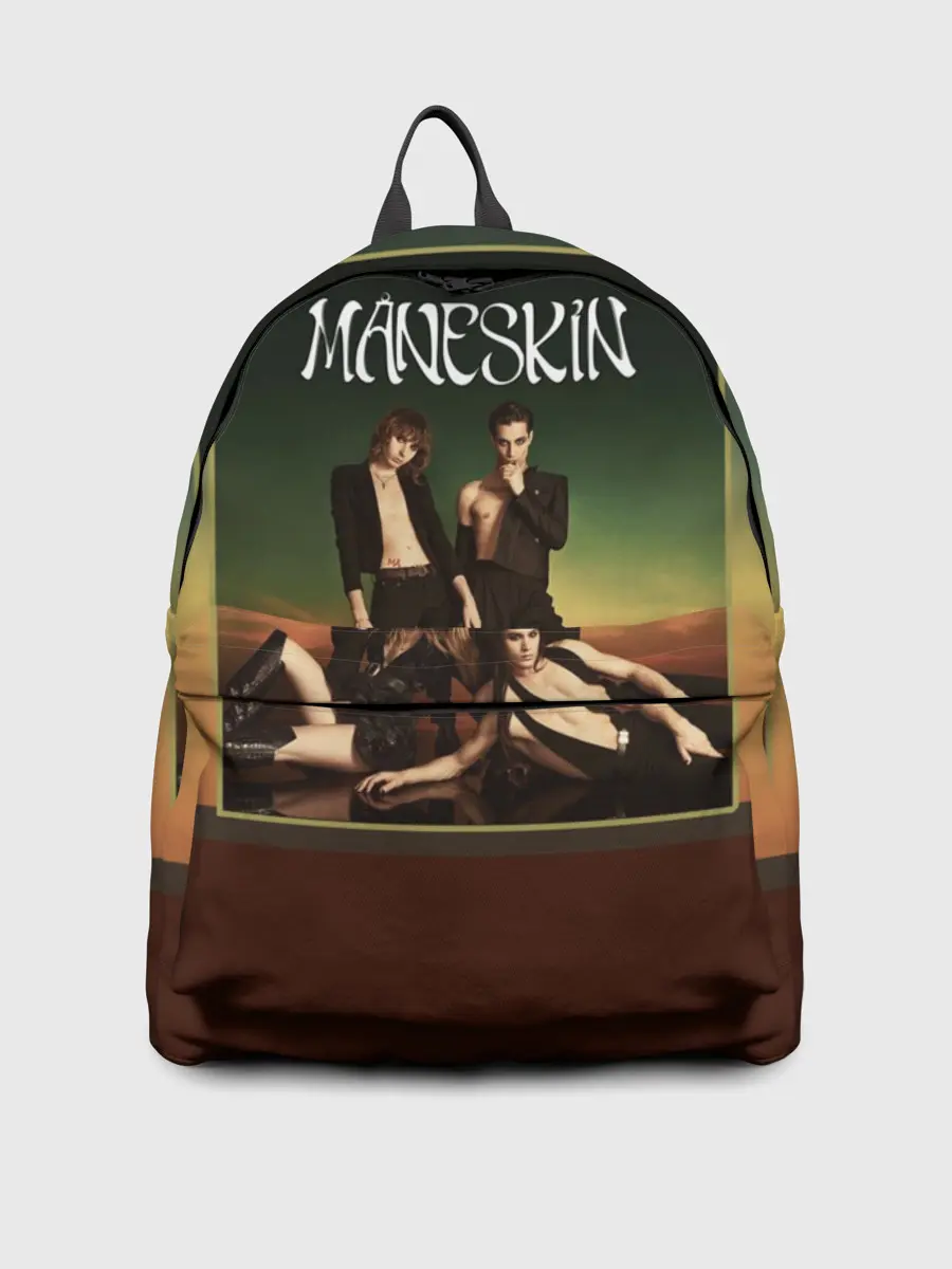 Рюкзак джинсовый / Maneskin в лучах заката