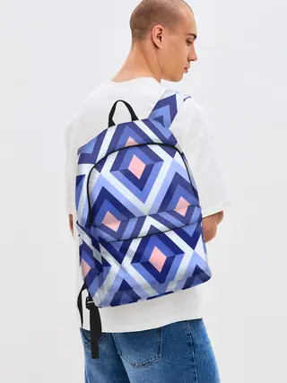 Рюкзак джинсовый / узор