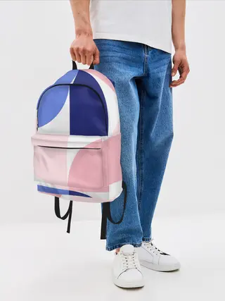 Рюкзак джинсовый / узоры