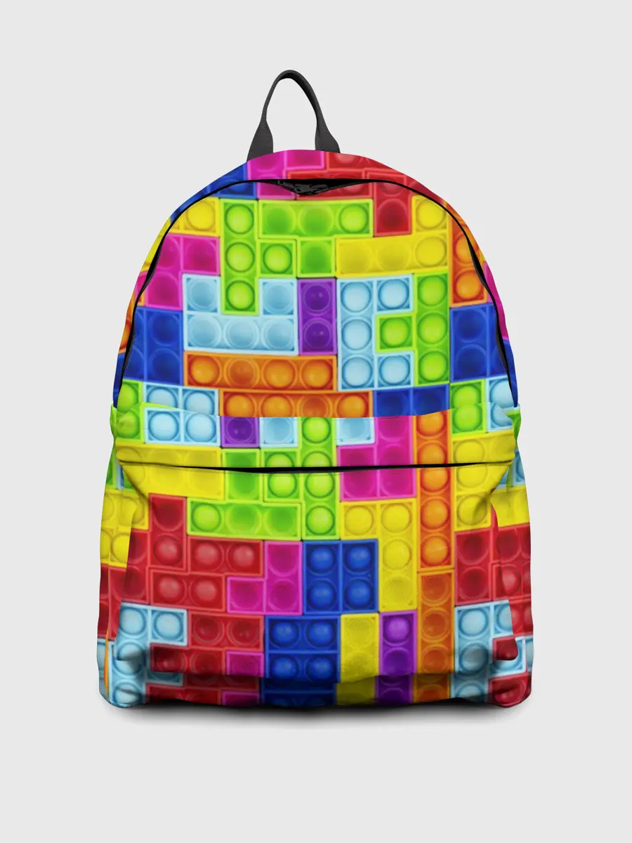 Рюкзак джинсовый / POP IT | ПОП ИТ ПАЗЛ