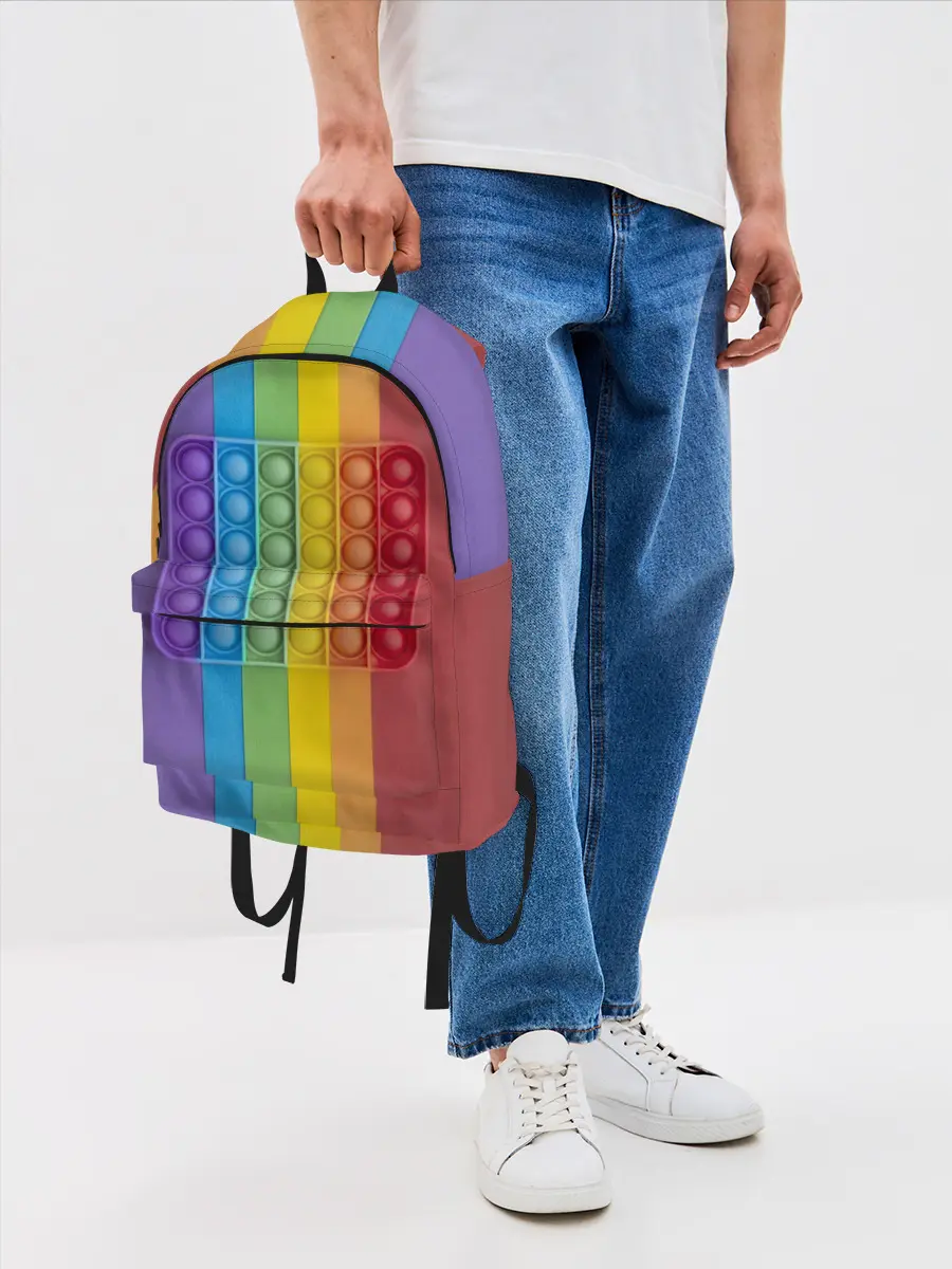 Рюкзак джинсовый / ПОП ИТ ПОЛОСЫ