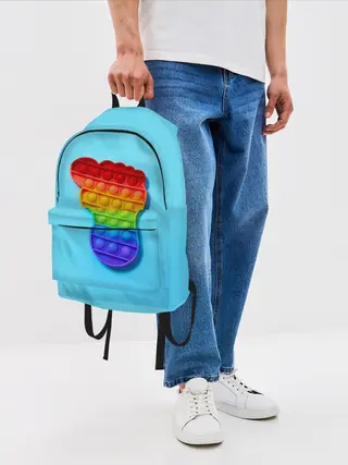 Рюкзак джинсовый / ПОП ИТ СЛЕД НОГИ