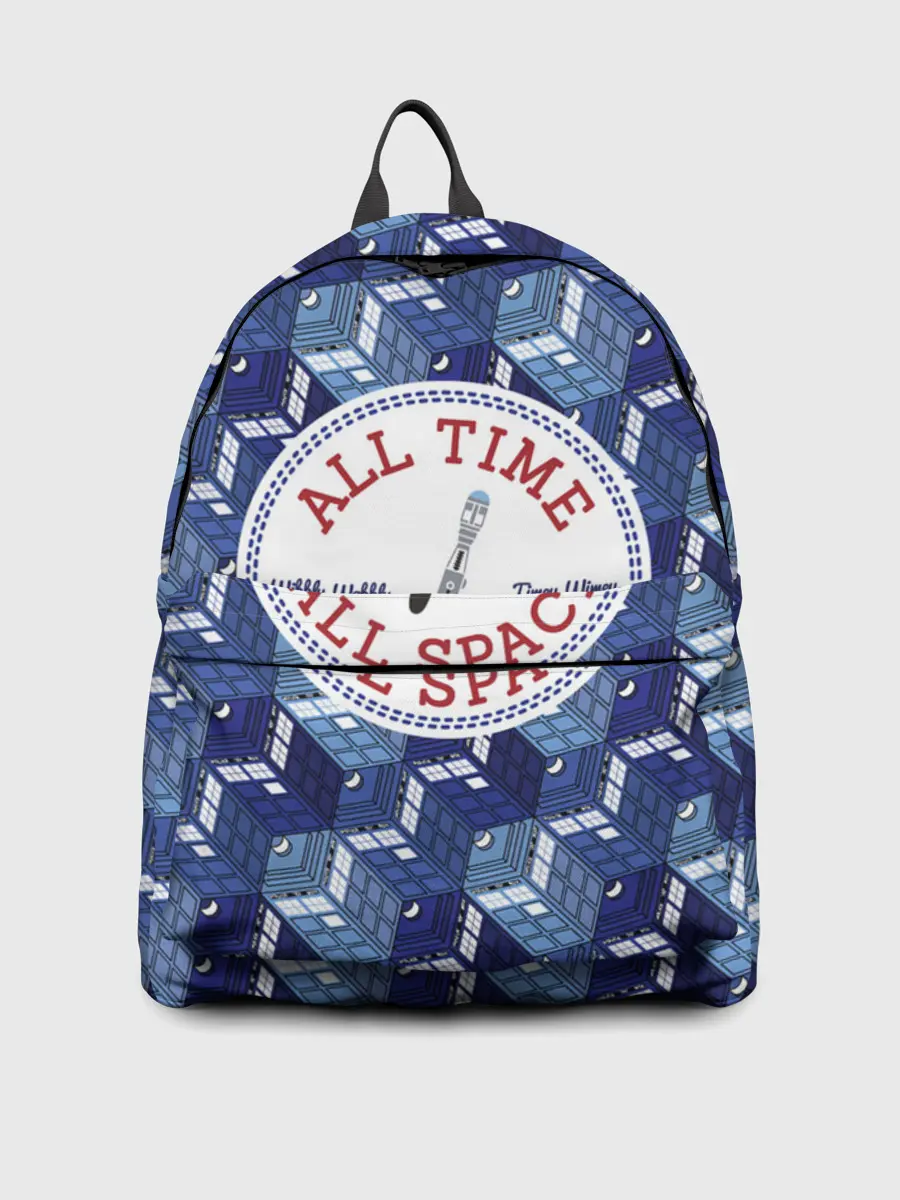Рюкзак джинсовый / Doctor Who Pattern