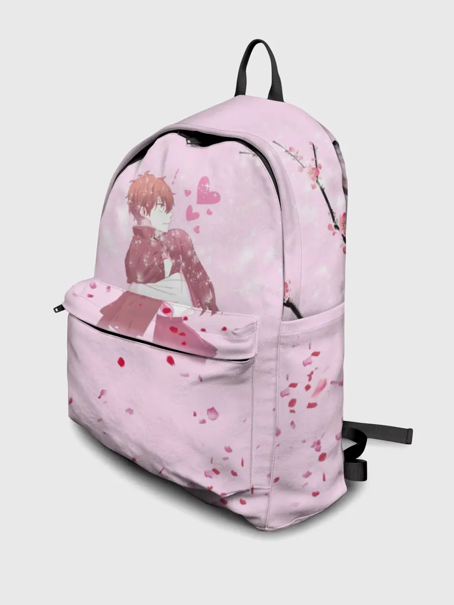 Рюкзак джинсовый / Аниме Объятия Любовь Пара