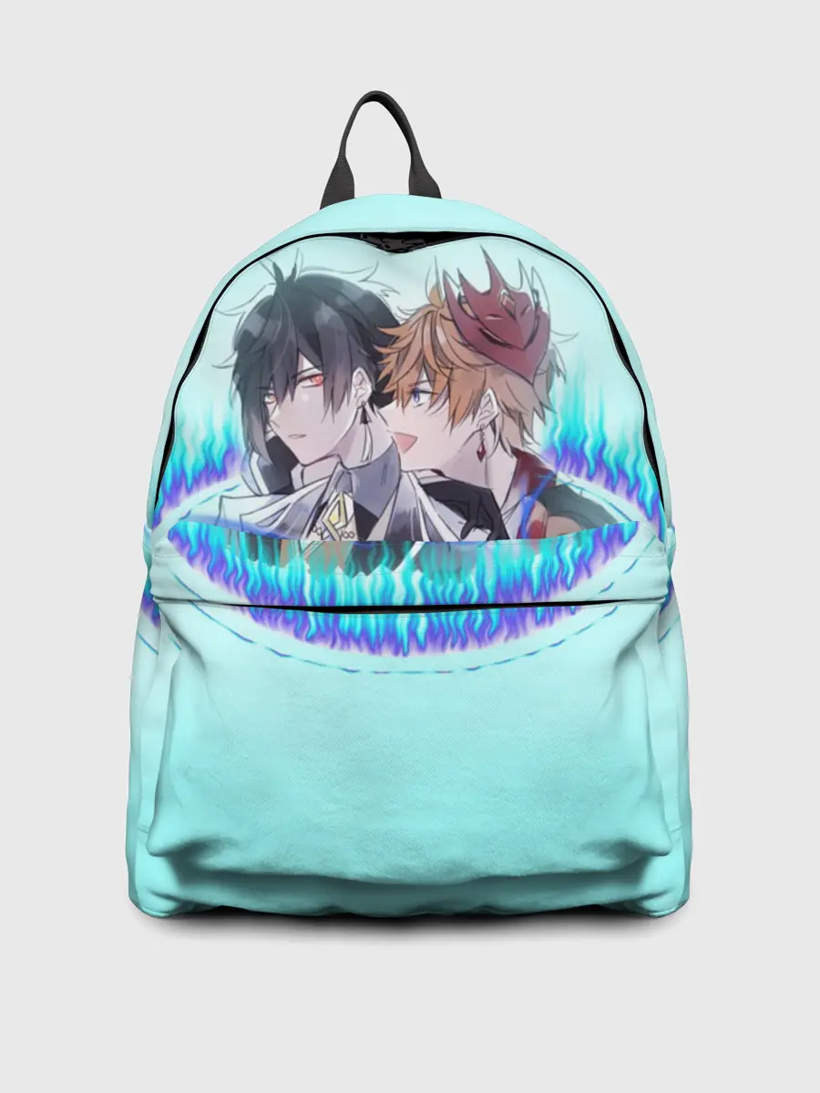 Рюкзак джинсовый / ГЕНШИН ИМПАКТ ТАРТАЛЬЯ ЧИЛИ