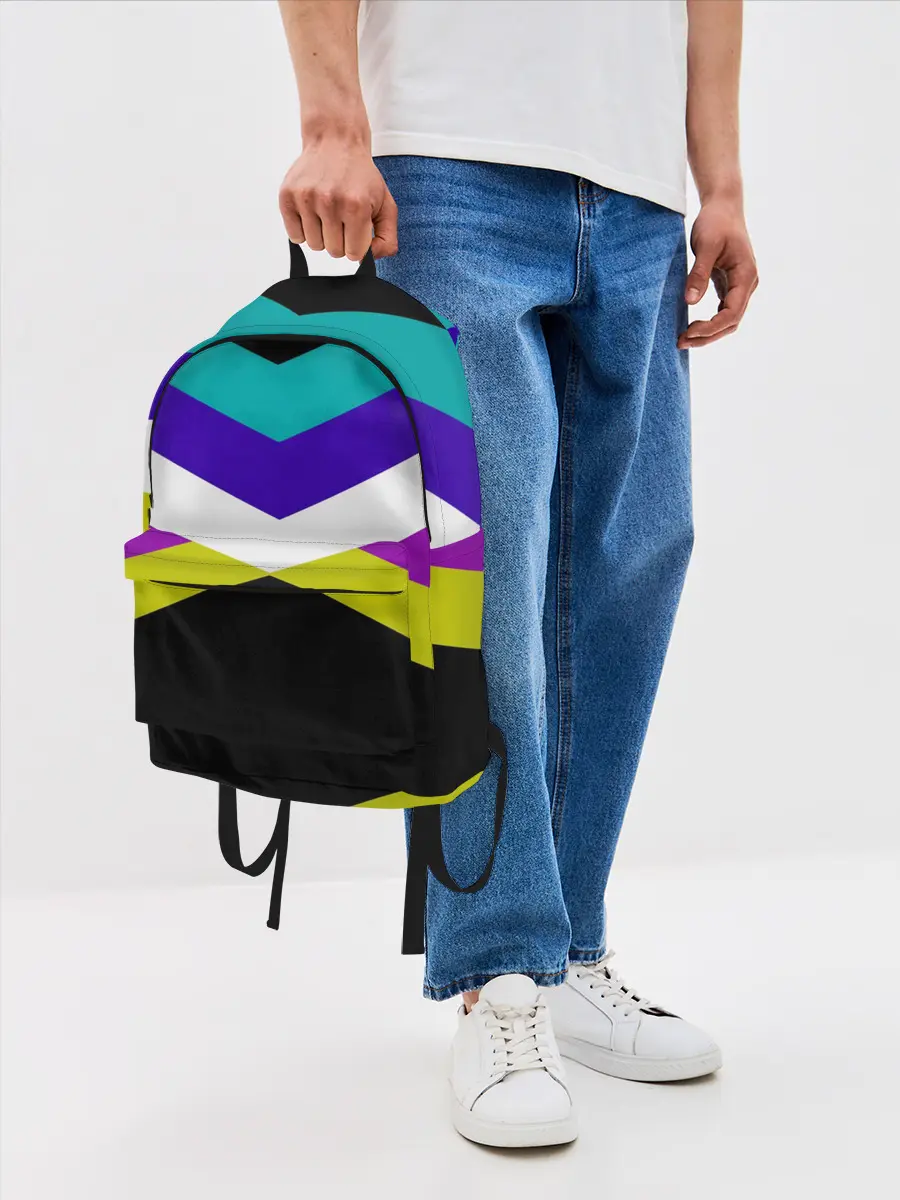 Рюкзак джинсовый / Полосы