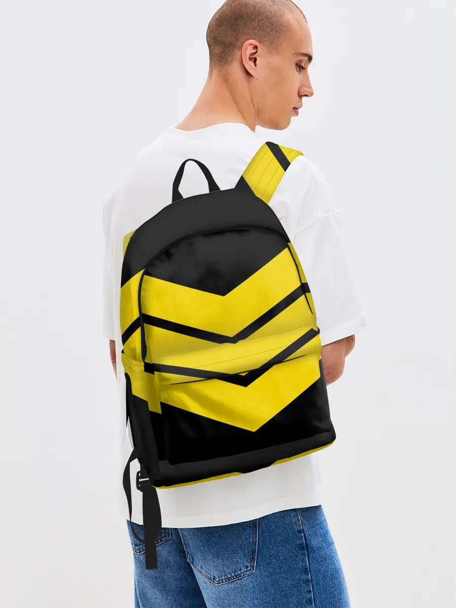 Рюкзак джинсовый / Три полоски