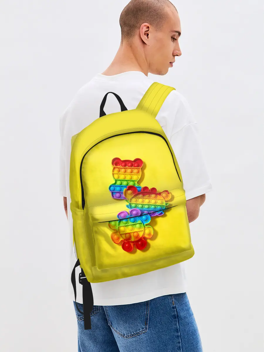 Рюкзак джинсовый / АНТИСТРЕСС ПОП ИТ | POP IT