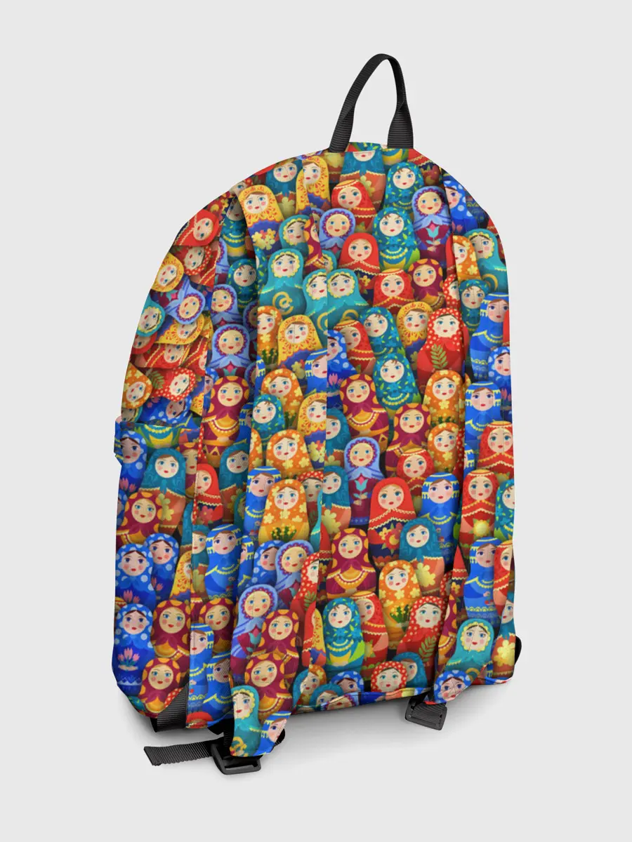 Рюкзак джинсовый / Матрёшки