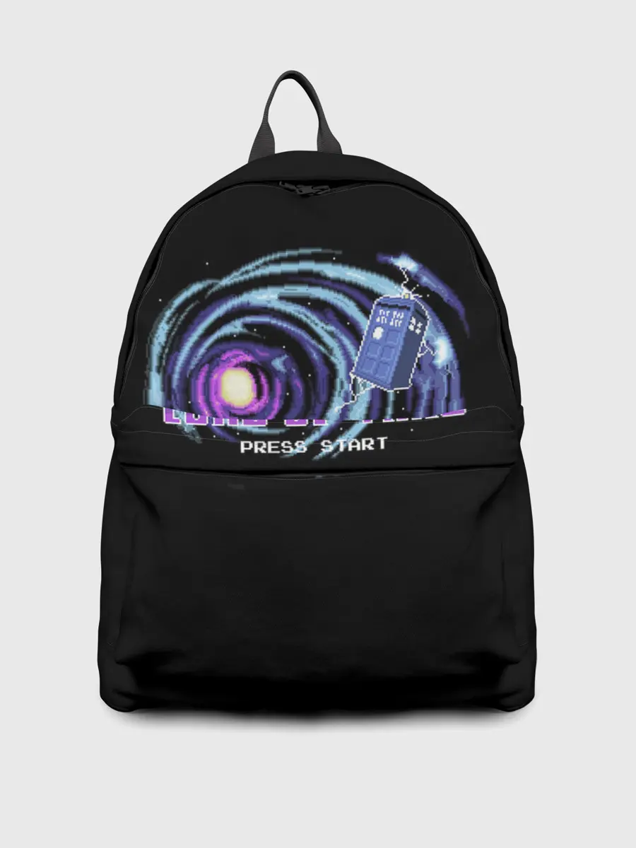 Рюкзак джинсовый / Doctor who 8 bit