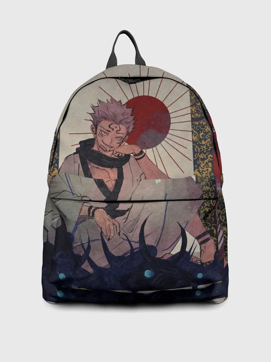 Рюкзак джинсовый / Задумчивый Сукуна