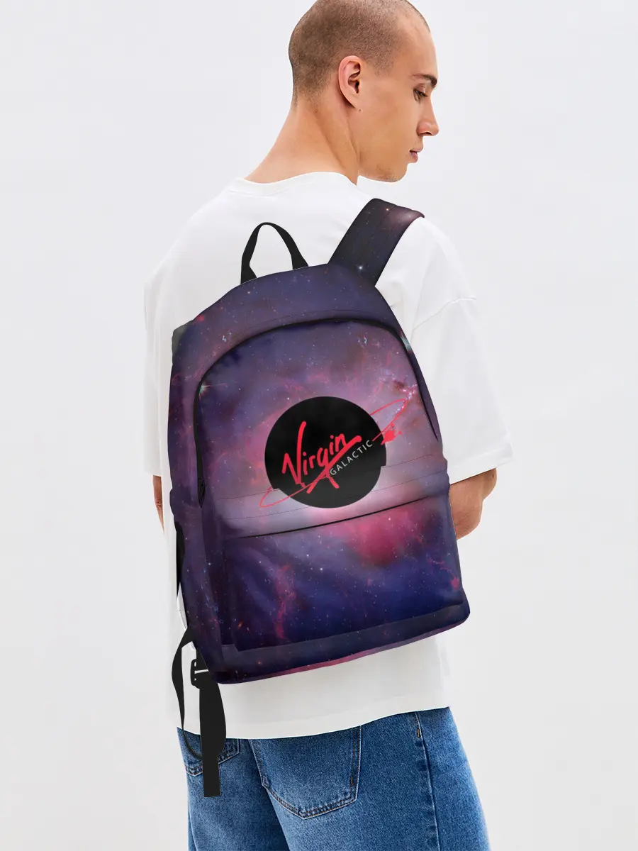 Рюкзак джинсовый / Virgin Galactic космос