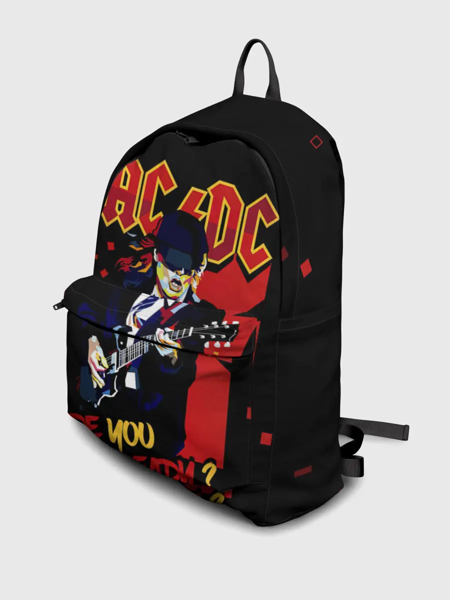Рюкзак джинсовый / ARE YOU REDY? AC/DC