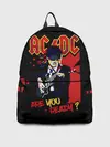 Рюкзак джинсовый / ARE YOU REDY? AC/DC