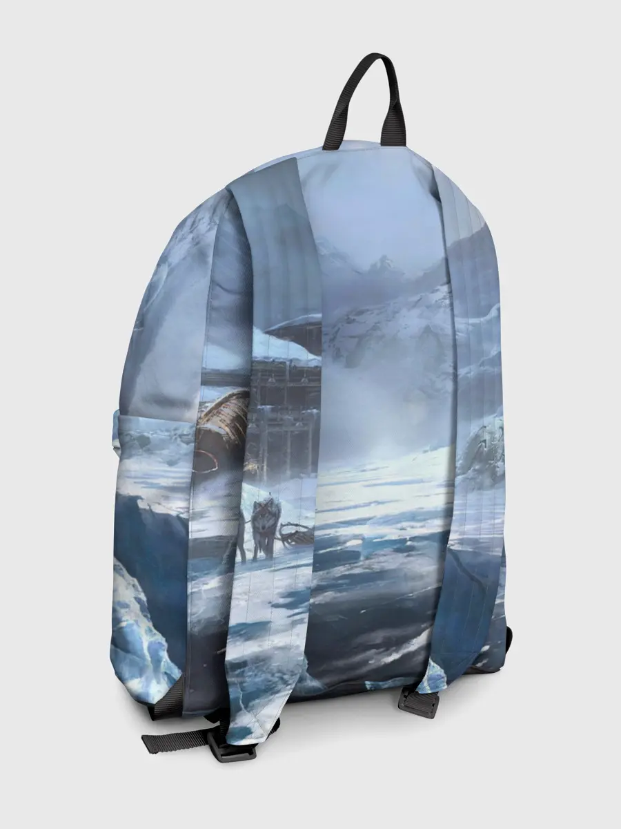 Рюкзак джинсовый / Кратос и Атрей Рагнарек