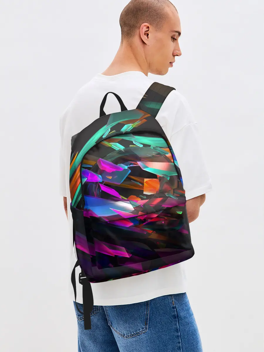 Рюкзак джинсовый / Стеклянный лед