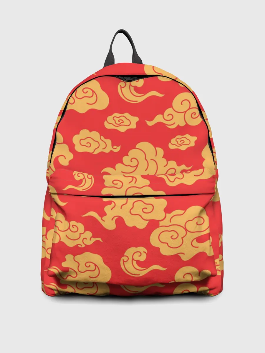 Рюкзак джинсовый / Западный узор облаков