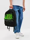 Рюкзак джинсовый / MONSTER ENERGY NEON | НЕОН