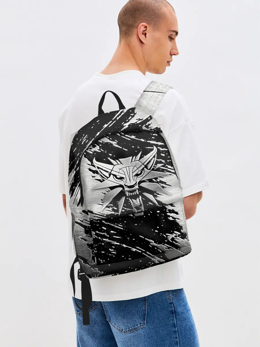 Рюкзак джинсовый / THE WITCHER LOGO STEEL