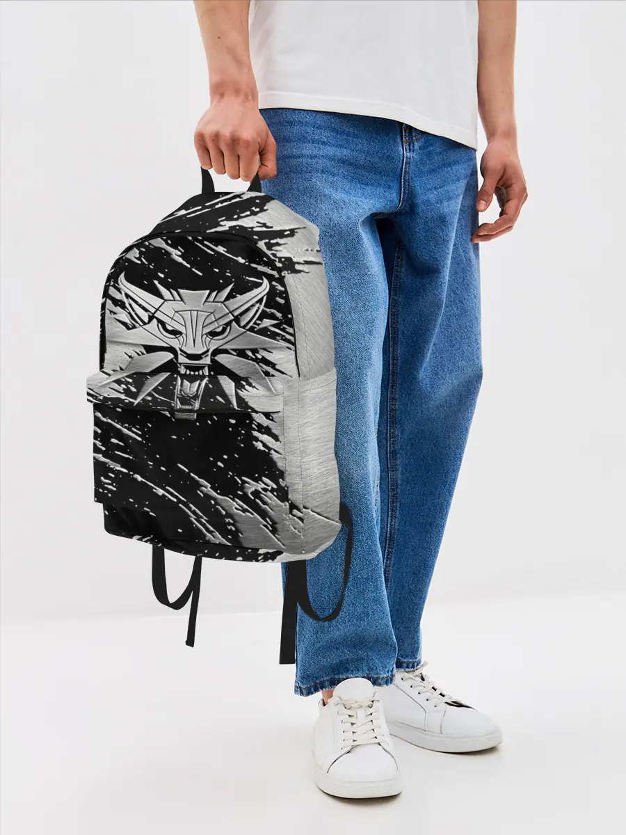 Рюкзак джинсовый / THE WITCHER LOGO STEEL