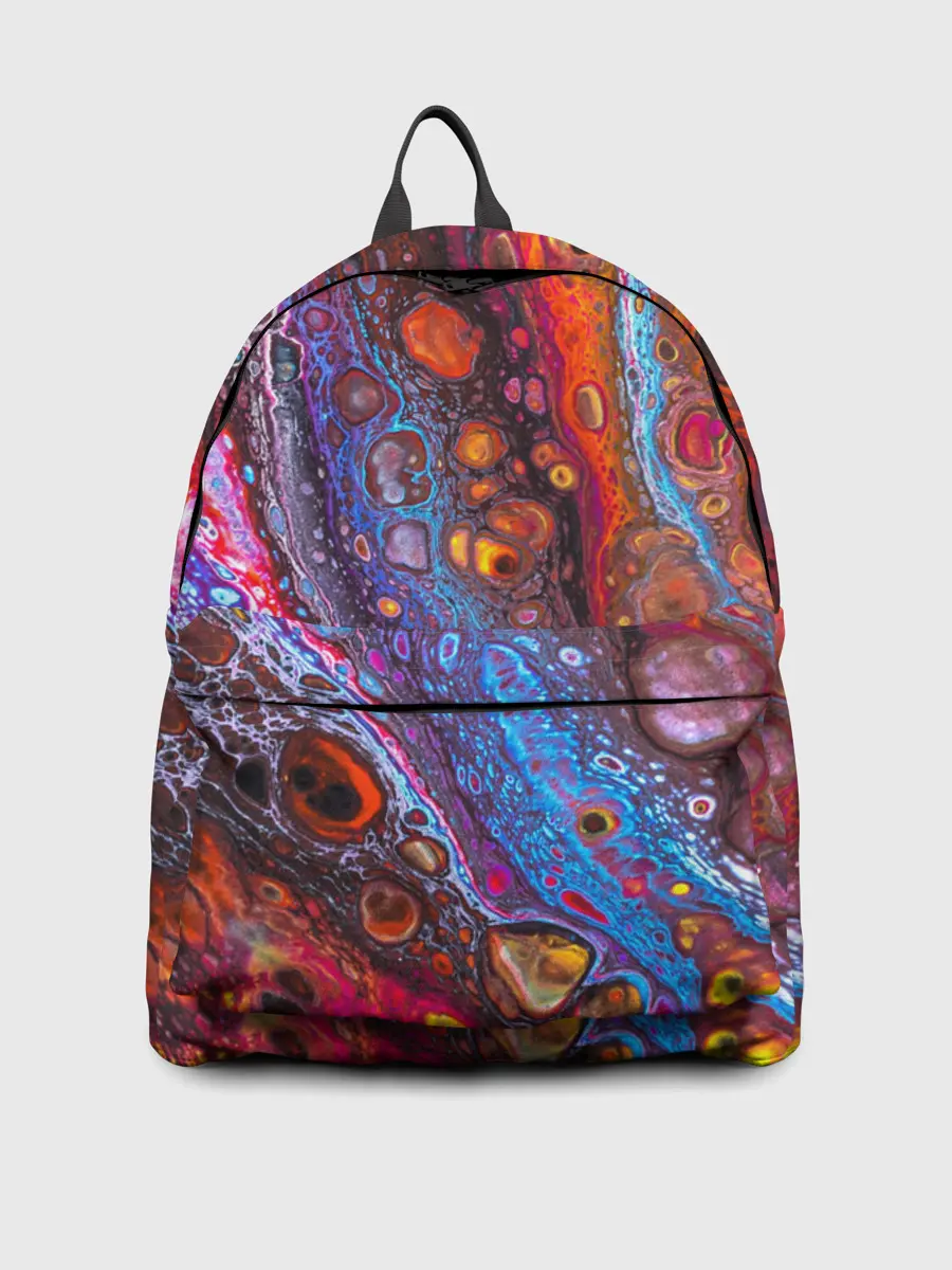 Рюкзак джинсовый / Брызги на камнях