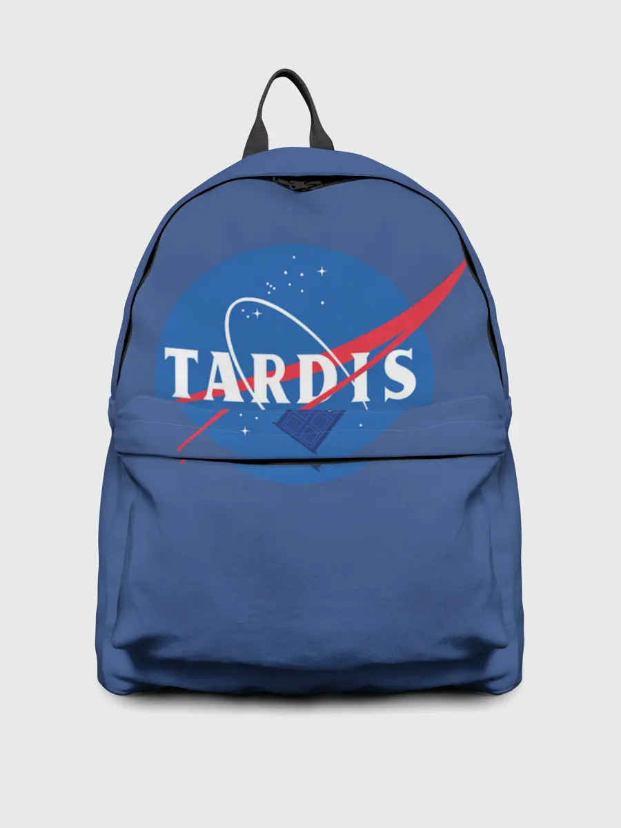 Рюкзак джинсовый / Тардис в космосе