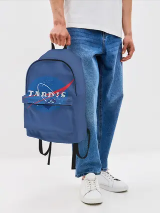 Рюкзак джинсовый / Тардис в космосе